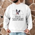 Boston Terrier Dog Lovers Sleepshirt Apparel Men Women Men Graphic Sweatshirt, novelty gifts, funny gifts
