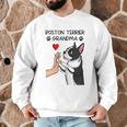 Boston Terrier Grandma Mother's Day Dog Mom Men Graphic Sweatshirt, novelty gifts, funny gifts