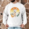 Boston Terrier Guitar Retro Men Graphic Sweatshirt, novelty gifts, funny gifts