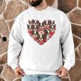 Boston Terrier Heart Valentine Boston Terrier Men Graphic Sweatshirt, novelty gifts, funny gifts