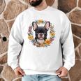 Boston Terrier Mom Floral Bostie Dog Lover Flowers Cute Men Graphic Sweatshirt, novelty gifts, funny gifts