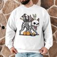 Boston Terrier Skeleton Mummy Witch Halloween Men Graphic Sweatshirt, novelty gifts, funny gifts
