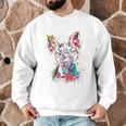 Boston Terrier Splash Men Graphic Sweatshirt, novelty gifts, funny gifts