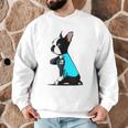 Boston Terrier Tattoos I Love Mom Men Graphic Sweatshirt, novelty gifts, funny gifts