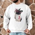 Girls I Heart Mom Love Mama Boston Terrier Dog Lover Men Graphic Sweatshirt, novelty gifts, funny gifts