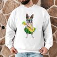 Hawaiian Boston Terrier Dog Pineapple Ukulele Summer For Men Women Girls Kids Men Graphic Sweatshirt, novelty gifts, funny gifts