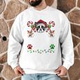 Most Likely Decorate Her Boston Terrier Dog Ugly Christmas Men Graphic Sweatshirt, novelty gifts, funny gifts