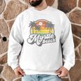 Myrtle Beach South Carolina Retro 70s Vintage Vacation Men Graphic Sweatshirt, novelty gifts, funny gifts