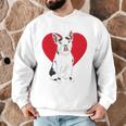 Valentine's Day Boston Terrier Lover Men Graphic Sweatshirt, novelty gifts, funny gifts