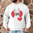 Valentine's Day Boston Terrier Men Graphic Sweatshirt, novelty gifts, funny gifts