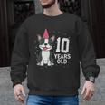 10 Years Old Birthday Boston Terrier Dog Lover 10th Party For Men Women Kids Men Graphic Sweatshirt, trending gift