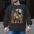Aesthetic Halloween Boston Terrier Dog Witch Pumpkin For Men Women Kids Men Graphic Sweatshirt, Boston Terrier Halloween Gifts, trending gift