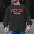 Boston Strong Logo Vintage Boston City Skyline Men Graphic Sweatshirt, trending gift