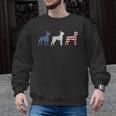 Boston Terrier 4th Of July Dog Patriotic USA Flag Man Woman Men Graphic Sweatshirt, Patriotic Boston Terrier Gifts, Boston Terrier 4th Of July Gifts, trending gift
