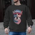 Boston Terrier 4th Of July US Merica Bostie Dog Patriotic For Men Women Kids Men Graphic Sweatshirt, Patriotic Boston Terrier Gifts, Boston Terrier 4th Of July Gifts, trending gift
