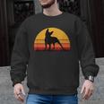 Boston Terrier Bostie Sunset Retro Dog Pet Mom Dad Men Graphic Sweatshirt, Mom Gifts, Boston Terrier Dad Gifts, Boston Terrier Mom Gifts, trending gift