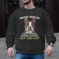 Boston Terrier Brindle Dog Professional Human Trainer Men Graphic Sweatshirt, trending gift
