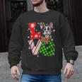 Boston Terrier Christmas Tree Lights Santa Dog Xmas For Men Women Kids Men Graphic Sweatshirt, Boston Terrier Christmas Gifts, trending gift