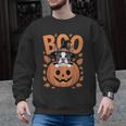 Boston Terrier Costume On Pumpkin Halloween Boston Terrier Men Graphic Sweatshirt, Boston Terrier Halloween Gifts, trending gift