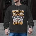 Boston Terrier Crew Cartoon For Dog Owner Pet Boston Terrier Men Graphic Sweatshirt, trending gift