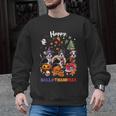 Boston Terrier Dog Christmas Happy Hallothankmas Halloween For Men Women Kids Men Graphic Sweatshirt, Boston Terrier Christmas Gifts, Boston Terrier Halloween Gifts, trending gift