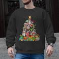 Boston Terrier Dog Christmas Tree Lights Xmas Pajama For Men Women Kids Men Graphic Sweatshirt, Boston Terrier Christmas Gifts, trending gift