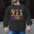 Boston Terrier Dog Halloween Christmas Hallothanksmas Men Women Kids Men Graphic Sweatshirt, Boston Terrier Christmas Gifts, Boston Terrier Halloween Gifts, trending gift