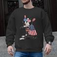 Boston Terrier Dog Merica 4th Of July Usa American Flag Men Men Graphic Sweatshirt, American Boston Terrier Gifts, Boston Terrier 4th Of July Gifts, trending gift
