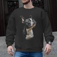 Boston Terrier Dog Graphic Pet Art Boston Terrier For Men Women Kids Men Graphic Sweatshirt, trending gift