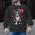 Boston Terrier Dog Valentine's Day Dog Owner Valentine Men Graphic Sweatshirt, trending gift