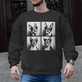 Boston Terrier Dogs With Sunglasses Photo Pets Meme Men Graphic Sweatshirt, trending gift