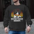 Boston Terrier Grandpa Dog Owner Boston Terrier Men Graphic Sweatshirt, trending gift