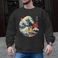 Boston Terrier Japanese Kanagawa Wave Surf Loyal Dog Men Women Kids Men Graphic Sweatshirt, trending gift