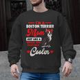 Boston Terrier Mom American Gentleman Dog Mother's Day Men Graphic Sweatshirt, Mom Gifts, Boston Terrier Mom Gifts, American Boston Terrier Gifts, trending gift