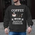 Boston Terrier Shirt Coffee And Boston Terrier Cute Dog For Men Women Girls Kids Men Graphic Sweatshirt, trending gift