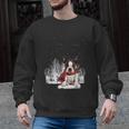 Boston Terrier In The Snow Merry Christmas Winter Men Graphic Sweatshirt, Boston Terrier Christmas Gifts, trending gift