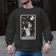 Boston Terrier Tarot Card Star With The Moon Men Women Kids Men Graphic Sweatshirt, Boston Terrier Tarot Gifts, trending gift
