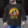 Boston Terrier Never Underestimate a Girl With a Bostie Men Graphic Sweatshirt, trending gift