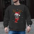 Family Matching Reindeer Xmas Boston Terrier Christmas Men Graphic Sweatshirt, Boston Terrier Christmas Gifts, trending gift