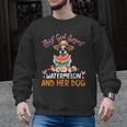 This Girl Loves Watermelon And Her Boston Terrier Dog Mother Men Graphic Sweatshirt, trending gift