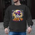 Halloween Boston Terrier Dog Breed With Jack O' Lantern Art Men Graphic Sweatshirt, Boston Terrier Halloween Gifts, trending gift