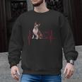Heartbeat Boston Terrier Dog Men Graphic Sweatshirt, trending gift