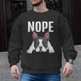 Nope Boston Terrier Puppy Dog Bostie Lover Men Women Girls Kids Men Graphic Sweatshirt, trending gift