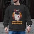 Vintage Boston Terrier Grandma Wear Sunglasses Dog Lover Men Women Girls Kids Men Graphic Sweatshirt, trending gift