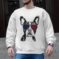 Boston Terrier Dog 4th July America USA Flag Men Women Kids Men Graphic Sweatshirt, Boston Terrier 4th Of July Gifts, trending gift