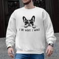 Boston Terrier Dog Owner I Do What I Want Pet Men Graphic Sweatshirt, trending gift