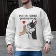 Boston Terrier Grandma Mother's Day Dog Mom Men Graphic Sweatshirt, Mom Gifts, Boston Terrier Mom Gifts, trending gift