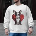 Boston Terrier Mom Dad Bostie Dog Lover Valentines Day Men Graphic Sweatshirt, Mom Gifts, Boston Terrier Dad Gifts, Boston Terrier Mom Gifts, trending gift