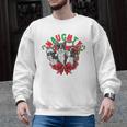 Boston Terrier Santa Claus Elf Reindeer Christmas Dog X-Mas Men Graphic Sweatshirt, Boston Terrier Christmas Gifts, trending gift