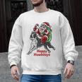 Boston Terrier Santa Claus Hat Merry Christmas Dog X-Mas Men Graphic Sweatshirt, Boston Terrier Christmas Gifts, trending gift